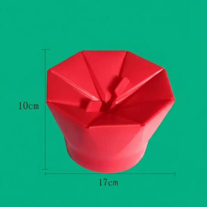 Balde de Pipoca Dobrável de Silicone para Micro-ondas