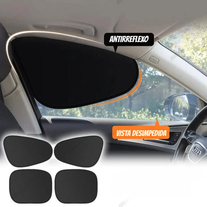 Protetor Solar Eletrostático para Vidro Lateral de Carro Antirreflexo