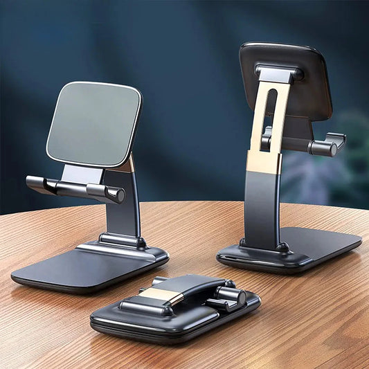 Suporte Dobrável de Mesa para Celular e Tablet Ajustável